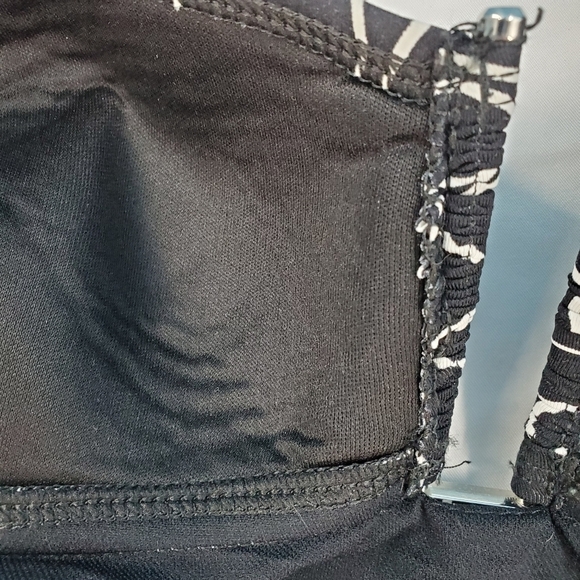 La Blanca black and white patterned tankini top 10 - Picture 8 of 14